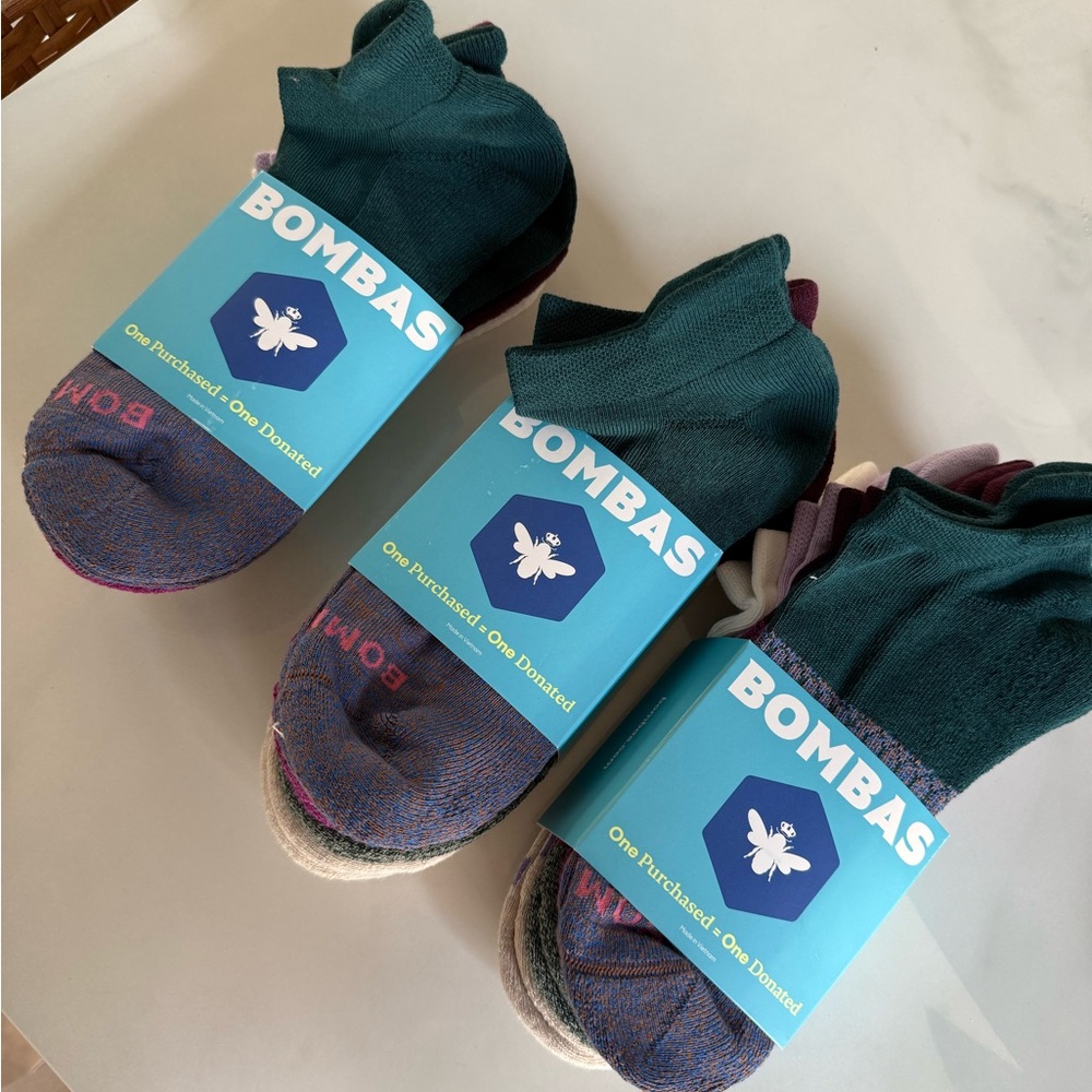 Bombas Women’s Marl Ankle Sock 3 4-packs